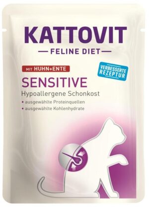 Kattovit Sensi Huhn+Ente 85gP