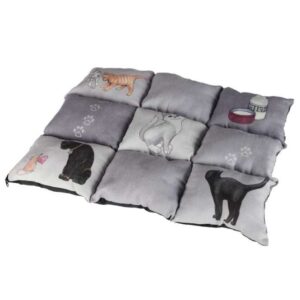 Trixie Katzendecke Patchwork Cat – grau, 4...